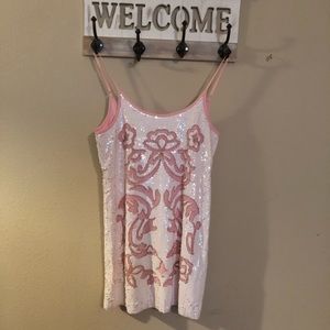Super cute with tags sequins dress! Tag attached!